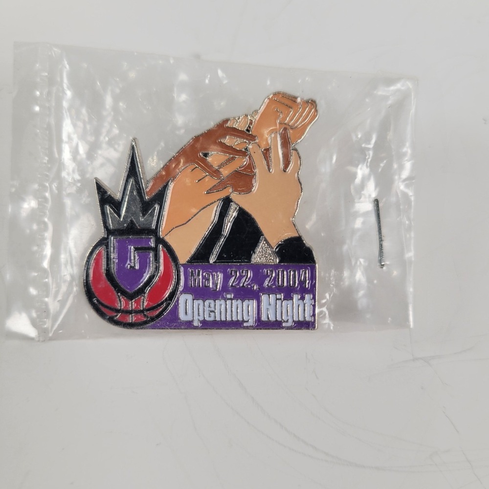 Vintage Sacramento Monarchs Opening Night 2004 Pin WNBA Basketball